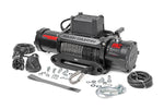 a winch labeled “Rough Country” with all its components