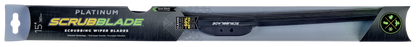 a wiper blade in its metallic colored packaging 