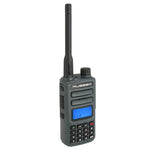 a single radio handset labeled “rugged”