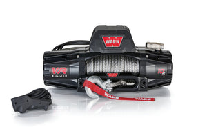 a black winch with red embellishments